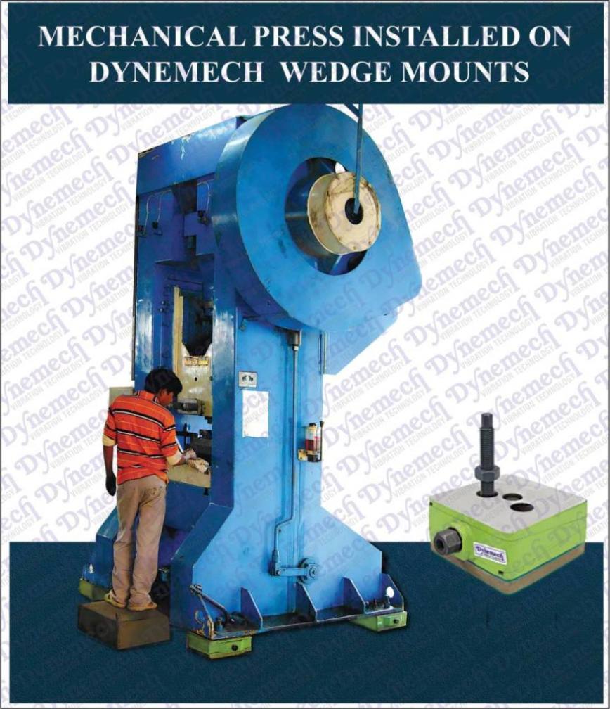 DYNEMECH Anti Vibration Mounts for Power Press Machine Vibration